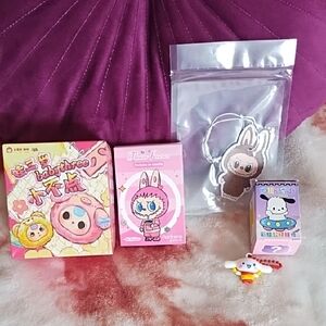 Labubu Gift Set 🤩 BabyThree Keychain Blind Box & Perfume & More! NWT